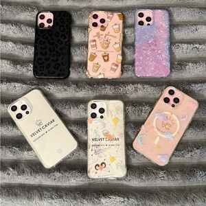 13 Pro Max-Velvet Caviar, Casetify, Casely and more cases